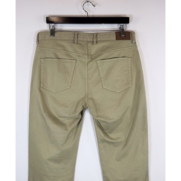 Peter Millar Mens Pants Khaki Chino Straight Crown Performance Stretch Golf 33x2 - Picture 9 of 10
